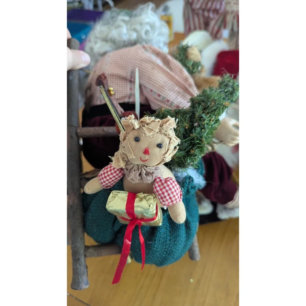 Vintage Figments of Folklore Collection Santa Claus Twig Chair